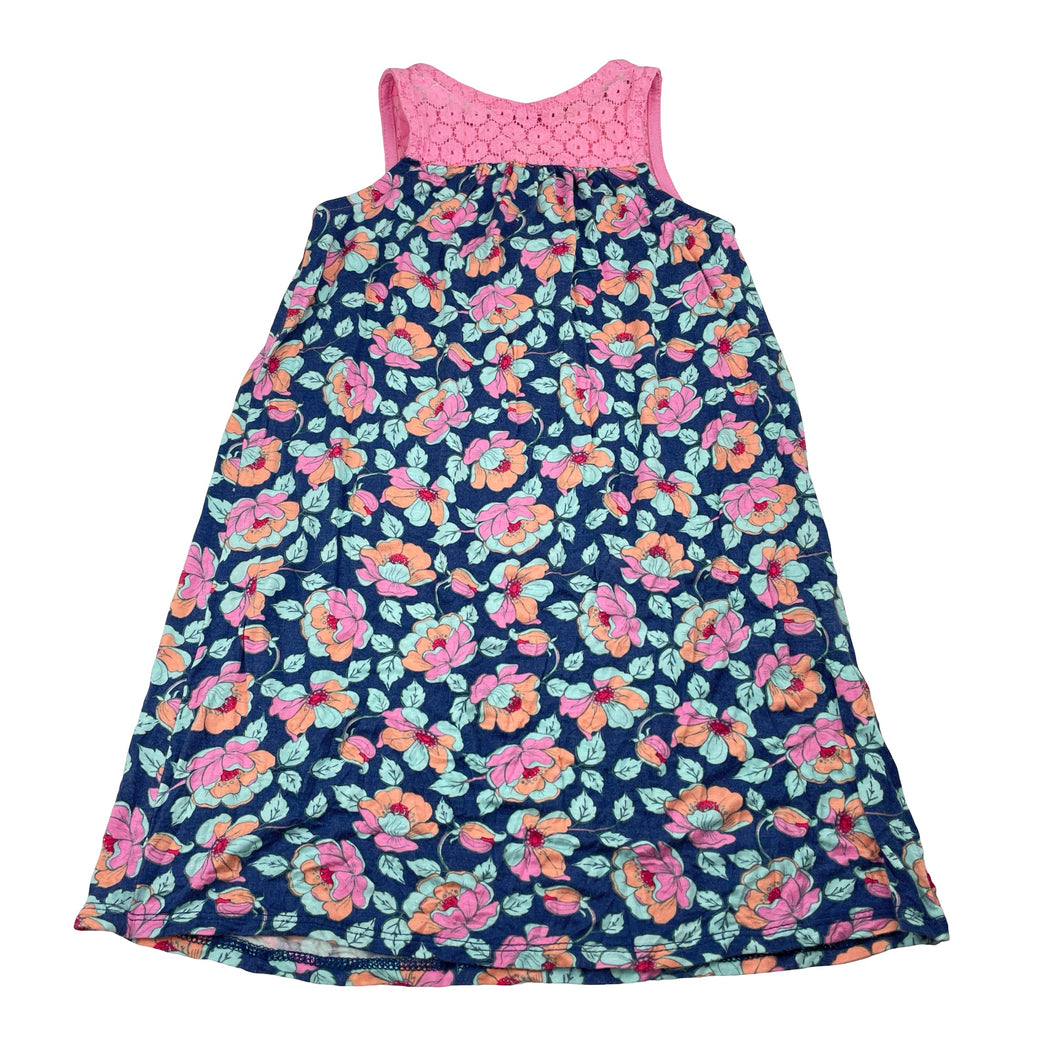 Girls Milkshake, lightweight, stretchy floral dress, EUC, size 5, L: 58cm