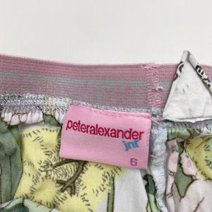 Girls Peter Alexander, Gumnut Babies cotton pyjama shorts, GUC, size 6,  