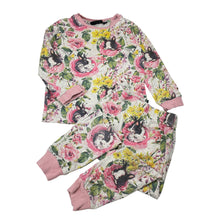 Load image into Gallery viewer, Girls ROCK YOUR KID, stretchy pyjama top &amp; bottoms (wash fade), FUC, size 4,  