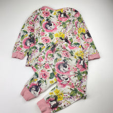 Load image into Gallery viewer, Girls ROCK YOUR KID, stretchy pyjama top &amp; bottoms (wash fade), FUC, size 4,  