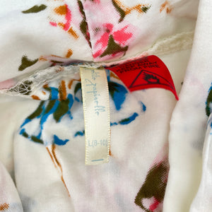Girls Petite Papinelle, lightweight cotton dressing gown / robe, EUC, size 8-10,  