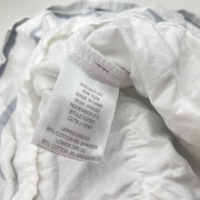 Load image into Gallery viewer, Girls Kate Mack, navy &amp; white stripe party dress, GUC, size 5, L: 50cm