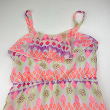 Load image into Gallery viewer, Girls Emerson, lined lightweight summer dress, EUC, size 7, L: 65cm