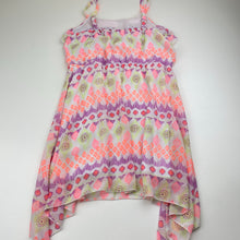 Load image into Gallery viewer, Girls Emerson, lined lightweight summer dress, EUC, size 7, L: 65cm