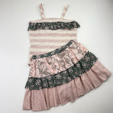 Load image into Gallery viewer, Girls The Big Citizen, cotton / modal singlet &amp; skirt set, EUC, size 4,  