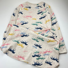 Load image into Gallery viewer, Girls H&amp;M, long sleeve casual dress, horses, EUC, size 9-10, L: 71cm