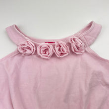 Load image into Gallery viewer, Girls Kate Mack, pink summer playsuit (loose stitches back neck), FUC, size 5,  
