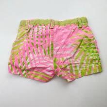 Load image into Gallery viewer, Girls Kate Mack, lightweight stretch cotton shorts, adjustable, EUC, size 4,  