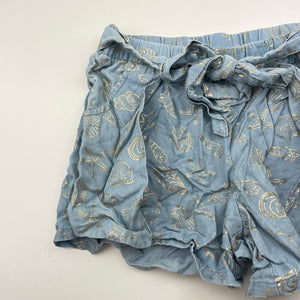 Girls Seed, lyocell shorts, elasticated, seashells, GUC, size 8,  