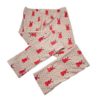 Girls Seed, stretchy leggings, rabbits, inside leg: 51cm, FUC, size 8,  