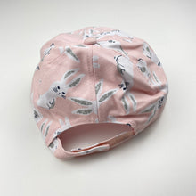 Load image into Gallery viewer, Girls Seed, pink cotton baseball cap, rabbits, EUC, size 6-8,  
