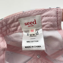 Load image into Gallery viewer, Girls Seed, pink cotton baseball cap, rabbits, EUC, size 6-8,  