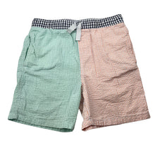 Load image into Gallery viewer, Unisex Seed, striped seersucker shorts, elasticated, GUC, size 10,  