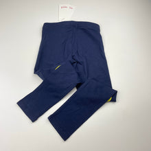 Load image into Gallery viewer, Girls Seed, navy leggings, sequin smiley faces, NEW, size 4,  