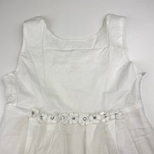 Load image into Gallery viewer, Girls Seed, lined lightweight cotton party dress, GUC, size 6-7, L: 62cm
