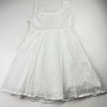 Load image into Gallery viewer, Girls Seed, lined lightweight cotton party dress, GUC, size 6-7, L: 62cm