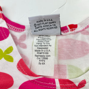 Girls Flap Happy, UPF50+ summer dress, NEW, size 6, L: 63cm