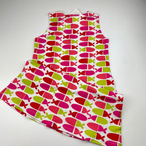 Girls Flap Happy, UPF50+ summer dress, NEW, size 6, L: 63cm