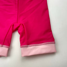 Load image into Gallery viewer, Girls Bright Bots, UPF50+ swim shorts, EUC, size 00,  