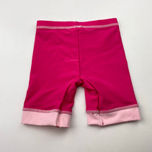 Load image into Gallery viewer, Girls Bright Bots, UPF50+ swim shorts, EUC, size 00,  