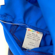 Load image into Gallery viewer, Boys Bright Bots, long sleeve rashie / swim top, UP50+, NEW, size 00,  