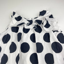 Load image into Gallery viewer, Girls Seed, lined spotted cotton dress (light marks), FUC, size 6-7, L: 62cm