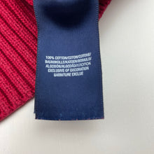 Load image into Gallery viewer, Girls RALPH LAUREN, red cotton cable knit cardigan (wash fade), FUC, size 6,  