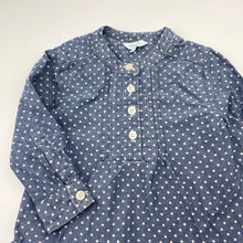 Load image into Gallery viewer, Girls Mix Kids, lightweight cotton long sleeve shirt, GUC, size 1,  