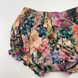 Girls Dimples, lightweight floral cotton shorts / bloomers, EUC, size 00-0,  