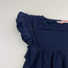 Load image into Gallery viewer, Girls Country Road, navy cotton top (wash fade), FUC, size 5,  