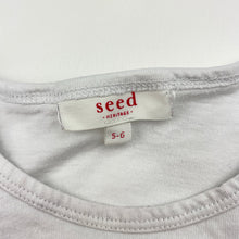 Load image into Gallery viewer, Girls Seed, cotton tee / top, sequin owl, FUC, size 5-6,  