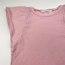 Load image into Gallery viewer, Girls Country Road, pink linen blend tee / top, FUC, size 5,  