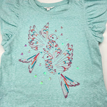 Load image into Gallery viewer, Girls Milkshake, embroidered tee / top, birds, FUC, size 7,  
