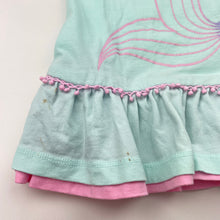 Load image into Gallery viewer, Girls Disney, Princess Aeriel, Little Mermaid cotton dress (marks right chest &amp; hem), FUC, size 4, L: 66cm