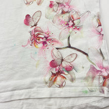 Load image into Gallery viewer, Girls Zara, embellished tee / top, butterflies (marks lower front), FUC, size 4-5,  