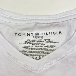 Girls TOMMY HILFIGER, lightweight V-neck tee / top, FUC, size 8-10,  