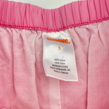 Load image into Gallery viewer, Girls GYMBOREE, lined lightweight cotton skirt, elasticated, L: 47cm, FUC, size 5,  