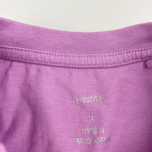 Load image into Gallery viewer, Girls Favourites, purple cotton tee / top, EUC, size 14,  