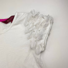 Load image into Gallery viewer, Girls TED BAKER, cotton/modal top, embellished sleeves, GUC, size 5,  