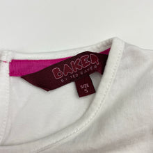 Load image into Gallery viewer, Girls TED BAKER, cotton/modal top, embellished sleeves, GUC, size 5,  