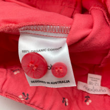 Load image into Gallery viewer, Girls Purebaby, organic cotton pants, adjustable, inside leg: 26.5cm, GUC, size 1,  