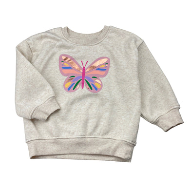 Girls KID, fleece-lined sweater / jumper (pilling), FUC, size 2,  