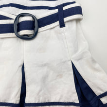 Load image into Gallery viewer, Girls Chateau de Sable, nautical cotton dress (light marks front skirt), FUC, size 6, L: 60cm