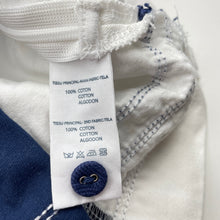 Load image into Gallery viewer, Girls Chateau de Sable, nautical cotton dress (light marks front skirt), FUC, size 6, L: 60cm