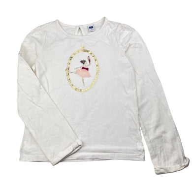 Girls JANIE and JACK, cotton long sleeve top, Nutcracker, EUC, size 8,  