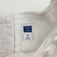 Load image into Gallery viewer, Girls JANIE and JACK, lined cotton flutter-sleeve top, EUC, size 6,  