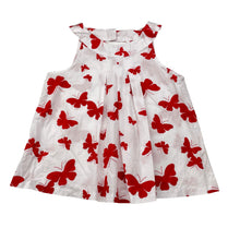 Load image into Gallery viewer, Girls JANIE and JACK, lightweight cotton summer top, butterflies, EUC, size 5,  