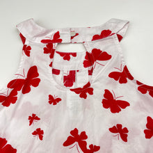 Load image into Gallery viewer, Girls JANIE and JACK, lightweight cotton summer top, butterflies, EUC, size 5,  