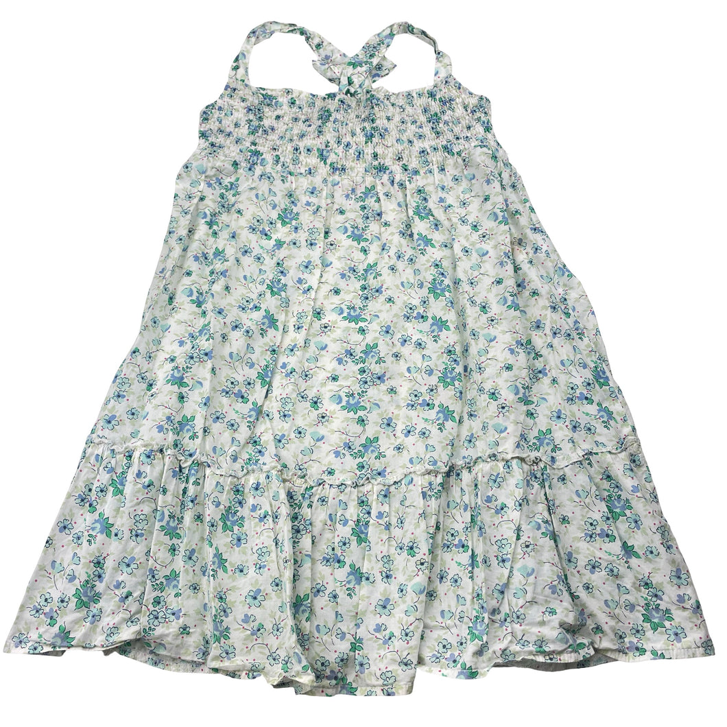 Girls Mango, lightweight floral cotton dress, FUC, size 5, L: 65cm