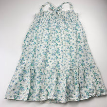 Load image into Gallery viewer, Girls Mango, lightweight floral cotton dress, FUC, size 5, L: 65cm